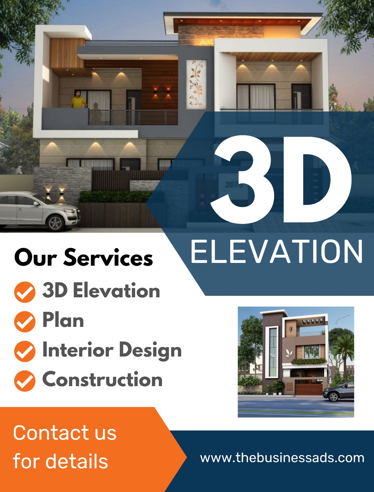 3d ELEVATION DESIGNING WORK