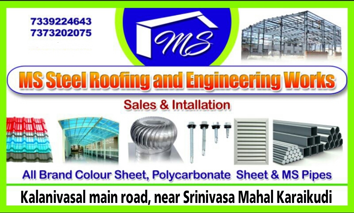 MS Steel Roofing & Engineering Works, Sales & Installation