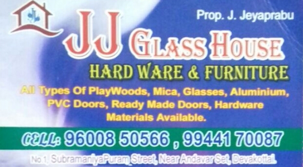 J J GLASS HOUSE & FRAME WORK 