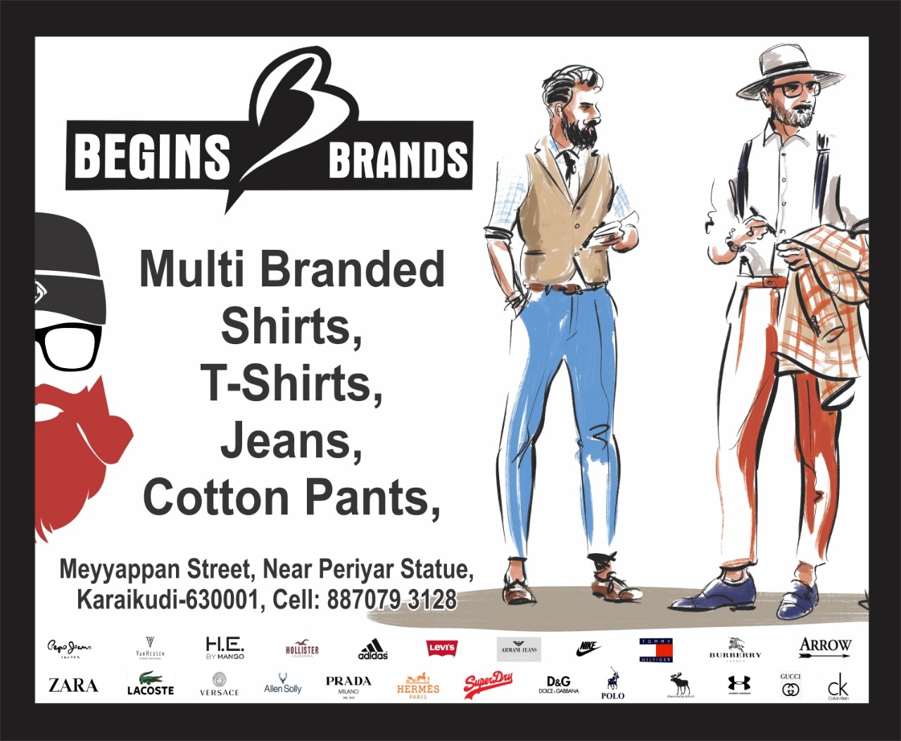 BEGINS BRANDS MensWear ( Multi Branded )