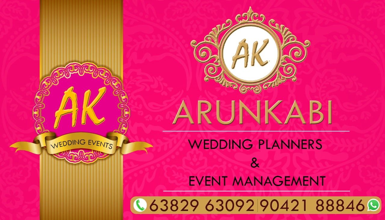 ARUNKABI MARRIAGE EVENTS & WEDDING DECORATORS 6382963092
