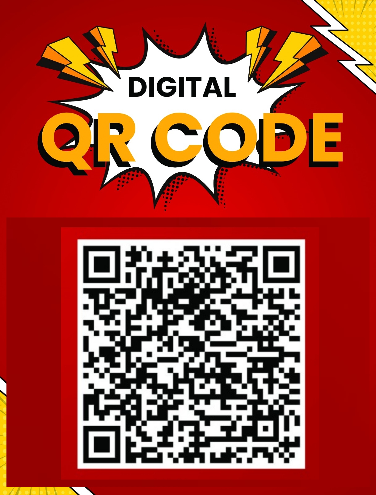 DIGITAL qr code VISITING CARD MODEL