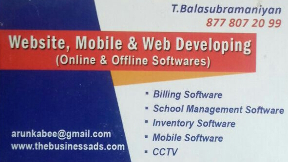 WEBSITE & WEB DEVELOPING (உங்களுக்கான புதிய இணையதளம் இதில் தொடங்கலாம்)