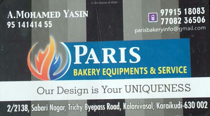 PARIS Bakery equipments & service