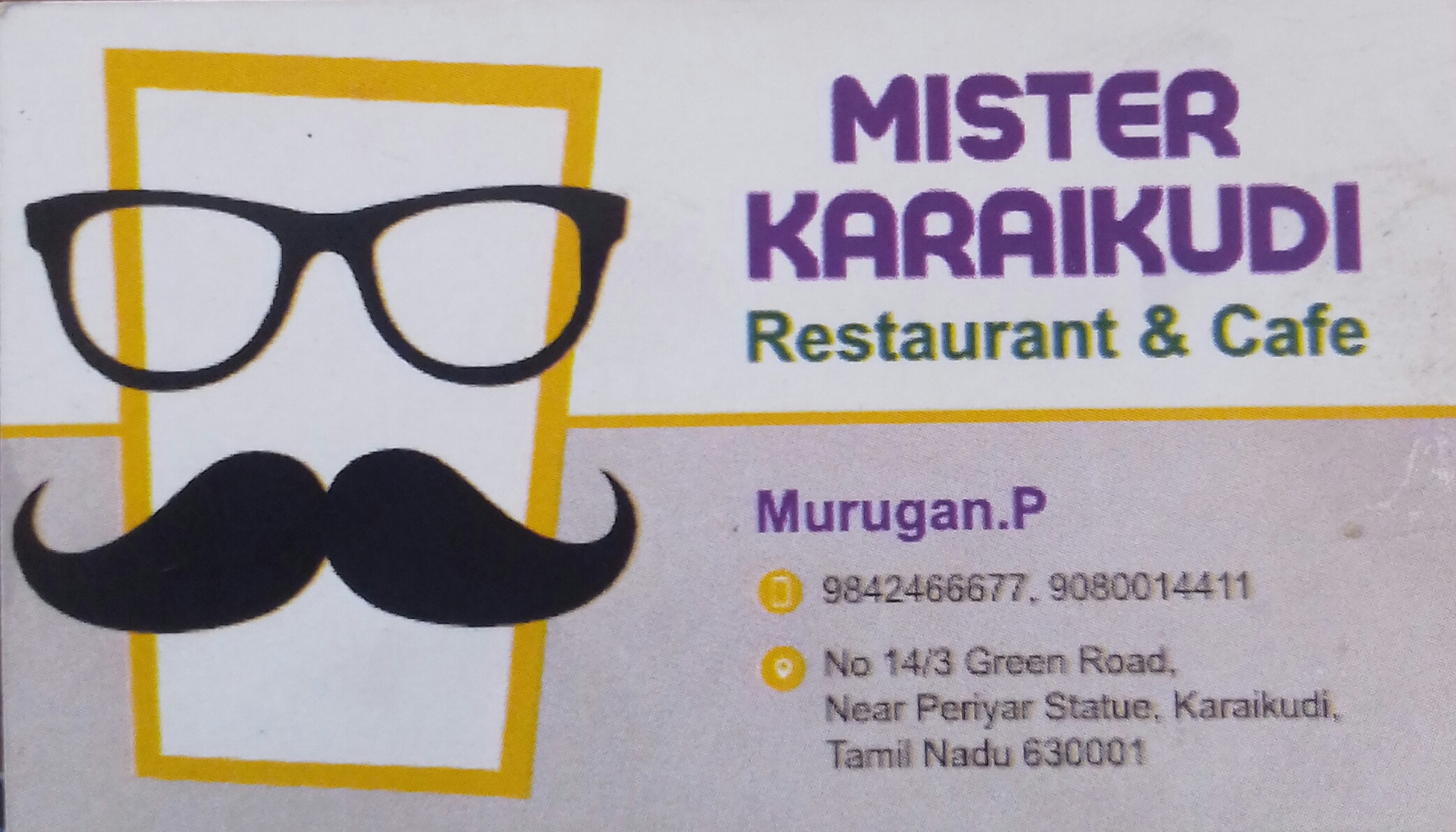 MISTER KARAIKUDI RESTAURANT & CAFE