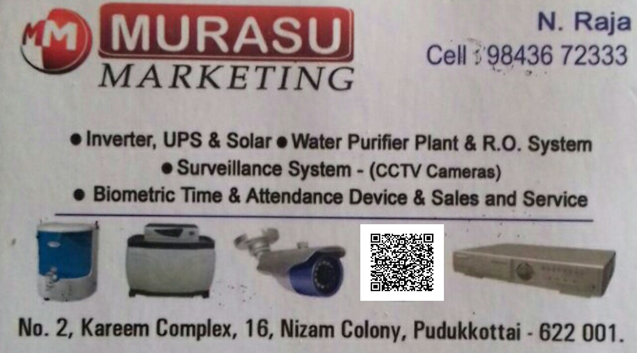MURASU MARKETING -Inverter,UPS,RO System,CCTV Camera & Solar