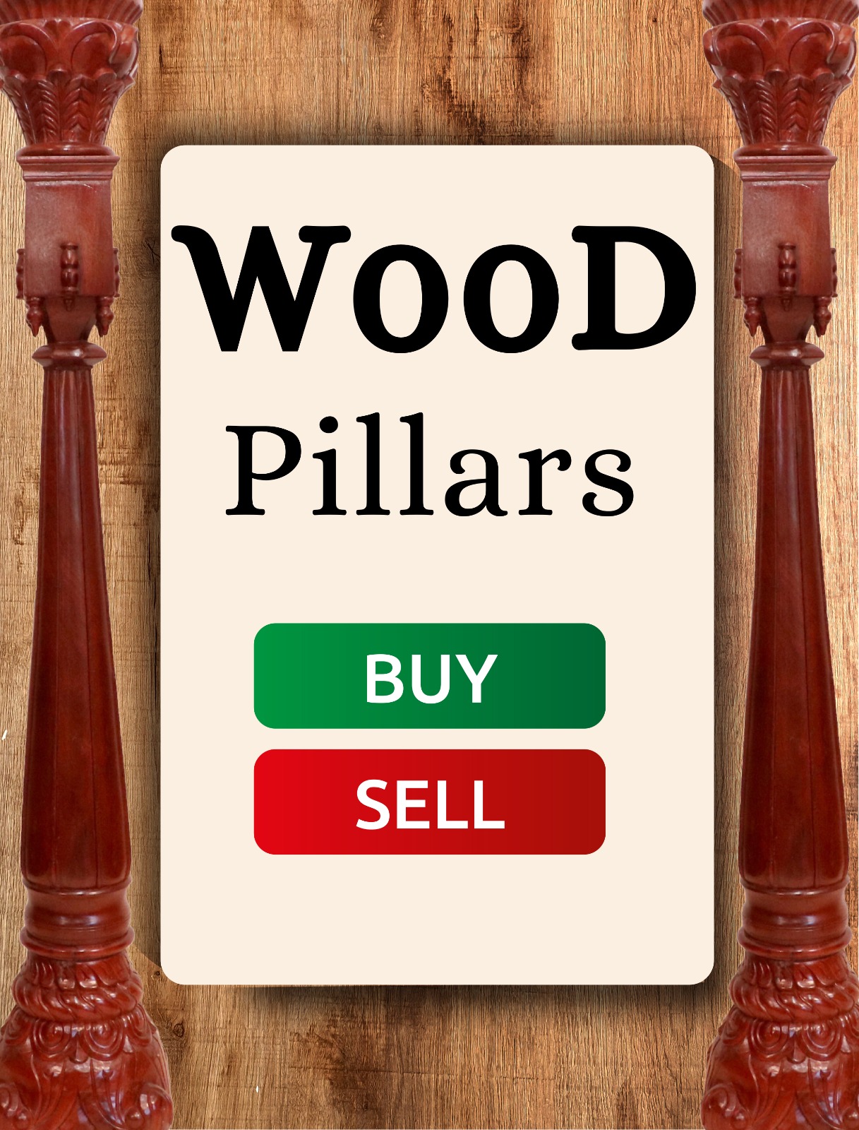 OLD WOOD PILLAR