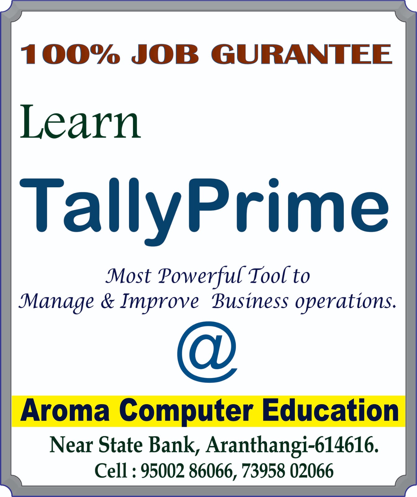 AROMA TALLY 