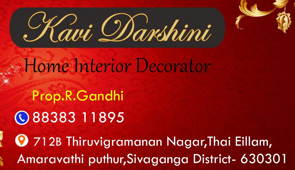 KAVI DARSHINI HOME INTERIOR DECORATOR 