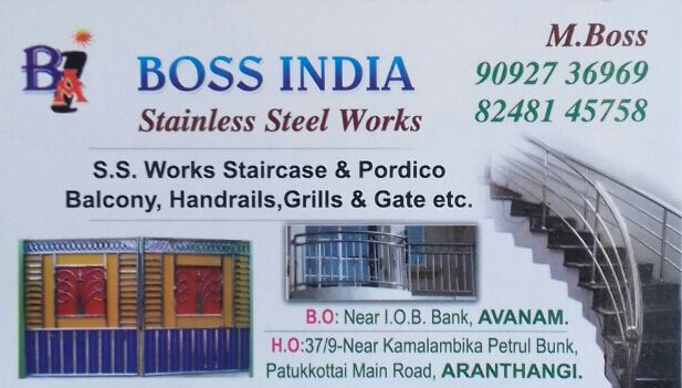 Boss India Stainless Steel Works