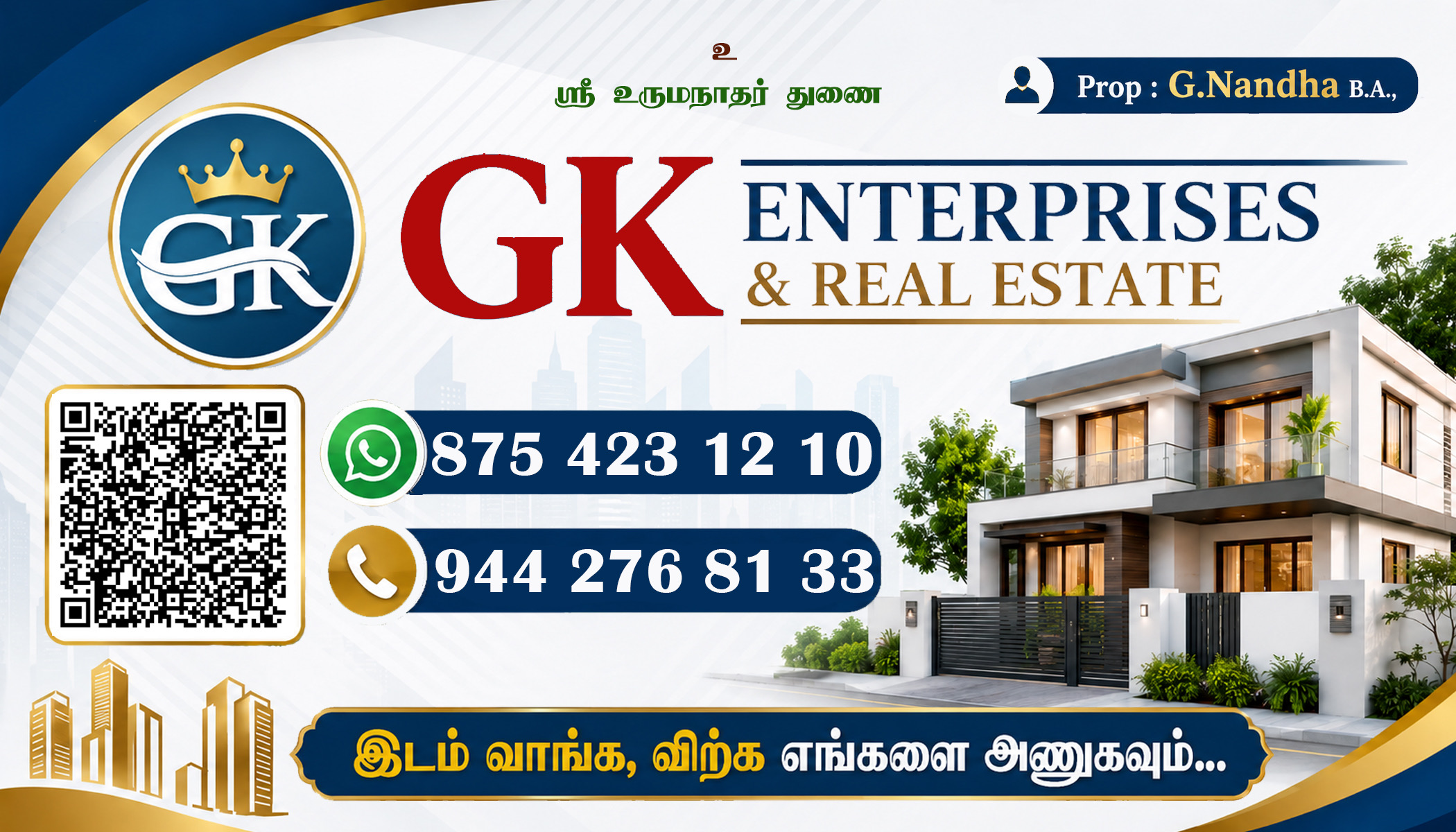 GK ENTERPRISES AND REAL ESTATE