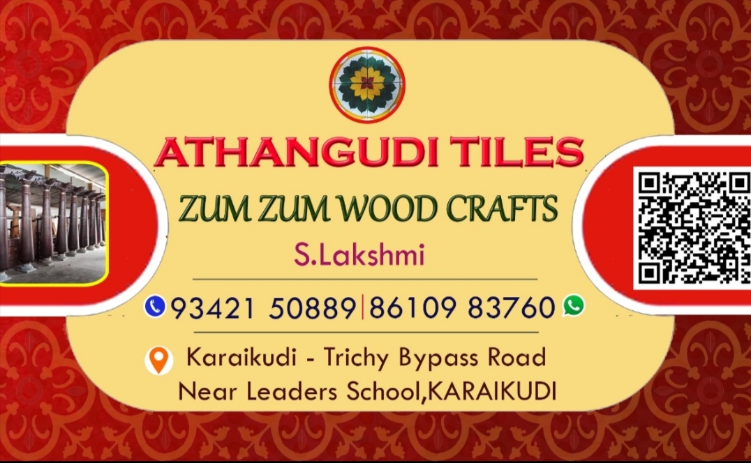 ZUM ZUM ATHANGUDI FLOWER TILES